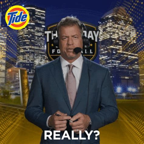 Troy Aikman Football GIF by Tide - Find & Share on GIPHY