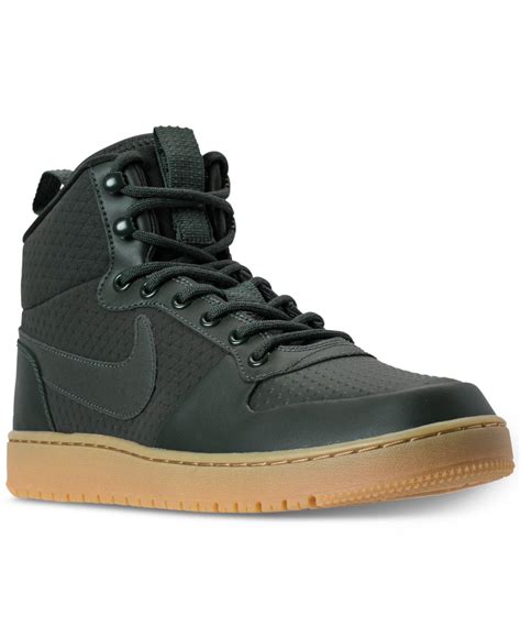 Nike Men's Court Borough Mid Winter Outdoor Casual Sneakers From Finish Line in Green for Men - Lyst