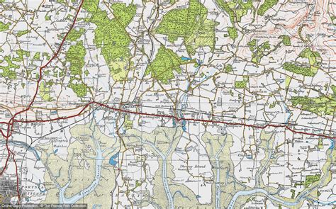 Historic Ordnance Survey Map of Emsworth, 1919