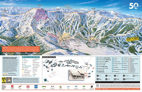 Kirkwood Piste And Ski Trail Maps