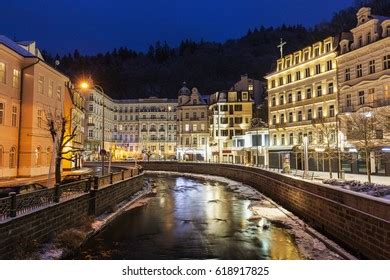 Karlovy Vary Winter Photos, Images and Pictures