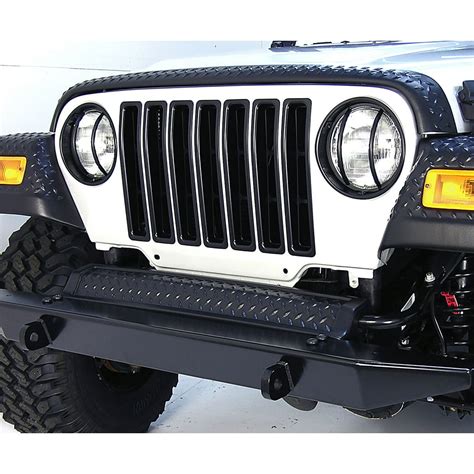 Outland Automotive 391130603 Black Grille Inserts for 97-06 Jeep ...