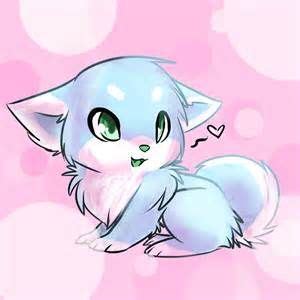 Kawaii Anime Puppy | Cute wolf drawings, Cute animal drawings kawaii ...