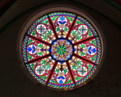 #architecture #art #building #church #church window #glass #pattern #stained glass #window ...