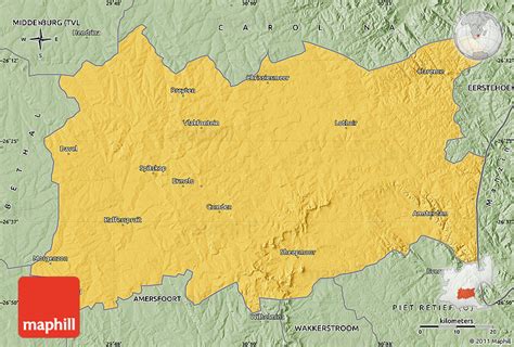 Savanna Style Map of ERMELO