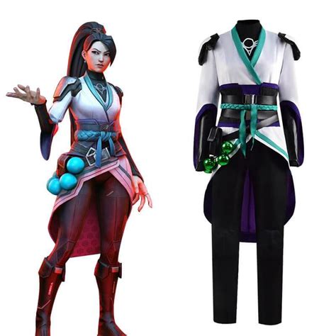 Buy Hot Game Valorant Sage Cosplay Costume For Halloween ACcsoplay ...