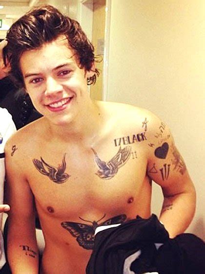 Harry Styles' NY, LA, and LDN Tattoos on His Arm- PopStarTats