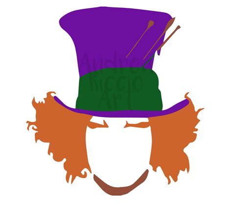 Mad Hatter Svgalice in Wonderland Svgsvg for Cricuttim - Etsy