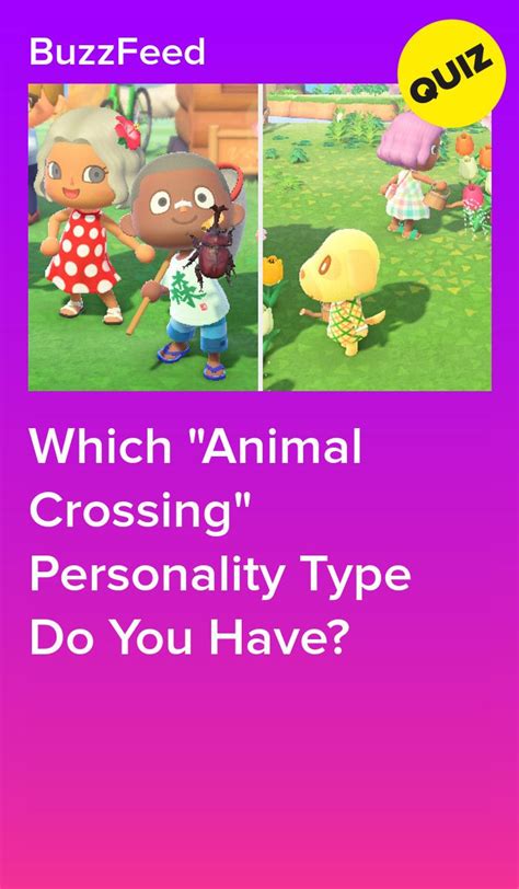 an animal crossing game with the words which animal crossing personality type do you have?