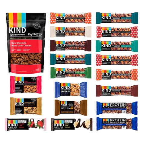 KIND Bars Chocolate Lover's Variety Pack (20 Count) - Walmart.com - Walmart.com