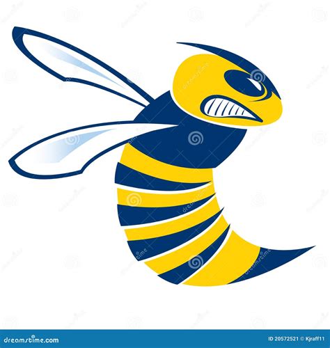 Angry Cartoon Bee Stock Image - Image: 20572521