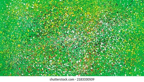 Paint Splash Background On Green Background Stock Photo 2183330509 ...