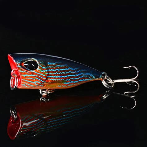 1PC Popper fishing tackle Fishing Lures Comdaba 10 Colors 0.12oz 3.5g ...