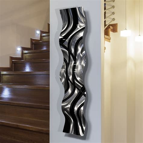 Abstract Wall Art Black Silver at howarddrobb blog