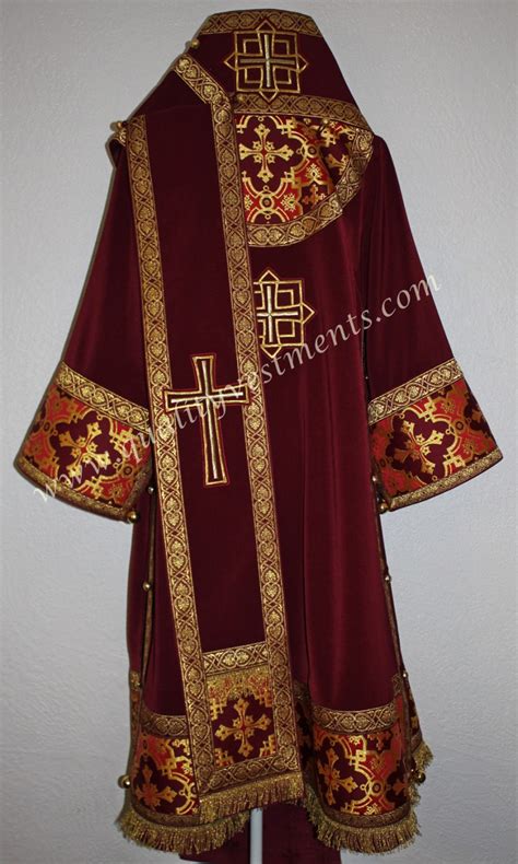 Orthodox Bishop Vestments Metallic Brocade Red or any colors | Etsy