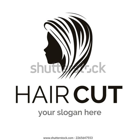 Hair Cut Vector Logo Black Color Stock Vector (Royalty Free) 2265647553 | Shutterstock