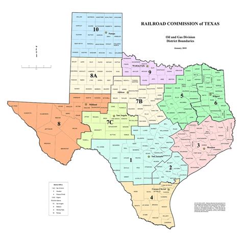 Texas District Map | Printable Maps