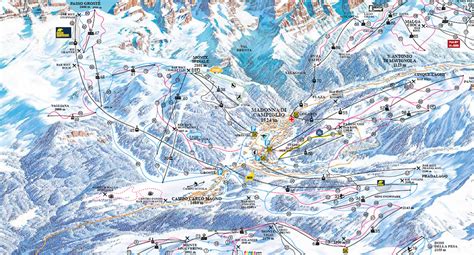 Madonna di Campiglio skimap - Where skiing