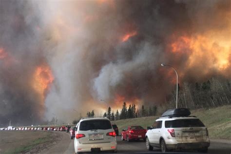 Fort McMurray Residents Escape Devastating Wildfire; Alberta, Canada ...