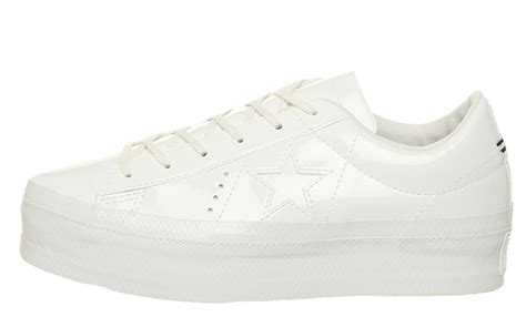 Converse One Star Platform White | The Sole Womens