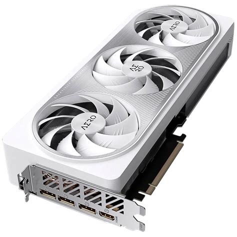 Tarjeta de Video Gigabyte GeForce RTX 4070 Ti AERO OC 12G / 3 ventiladores WINDFORCE / Blanca ...