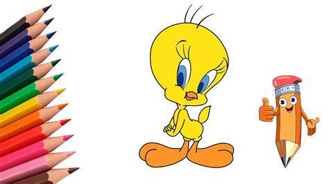 Cartoon Tweety Drawing