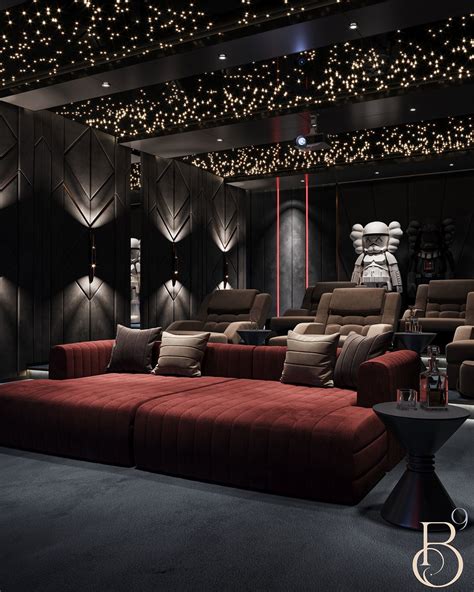 LUXURIOUS CINEMA ROOM DESIGN FROM BASE9 STUDIO! on Behance | Home theater design, Home theater ...