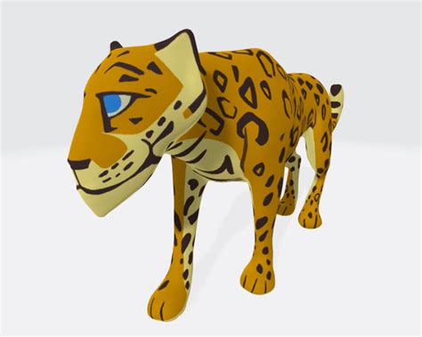 Jaguar Animal 3D Model Ready to Print – 3DModel Pro