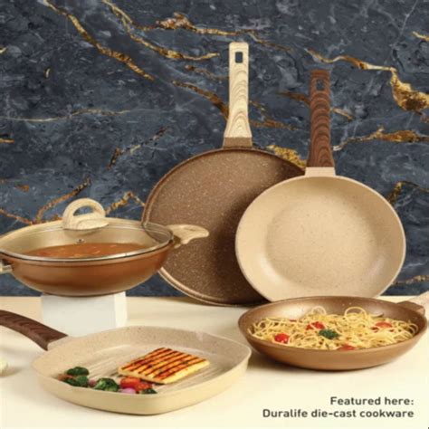 Wonderchef Duralite Die Cast Non-Stick Pans 4 pcs Set 24 cm Kadhai with Lid 24 Cm Fry Pan at Rs ...