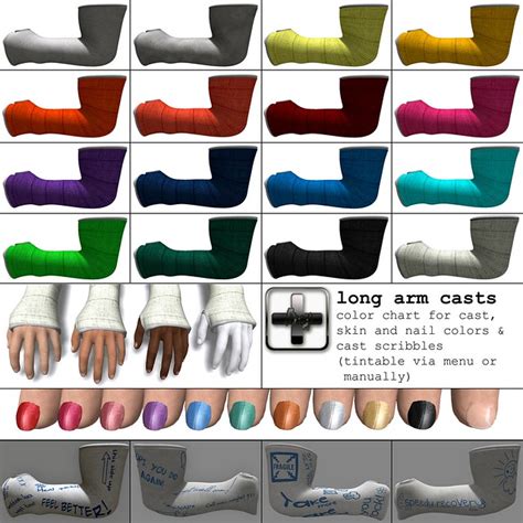 [ht+] long arm casts - color chart | Flickr - Photo Sharing!