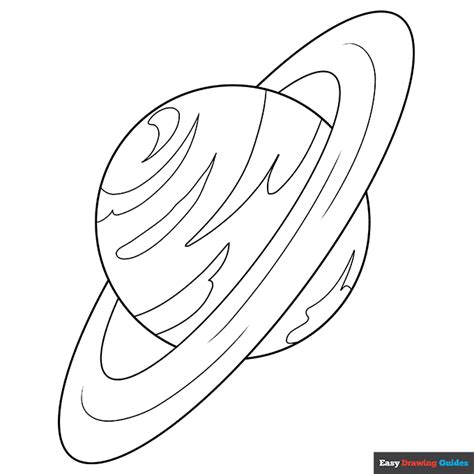 Uranus Coloring Page | Easy Drawing Guides