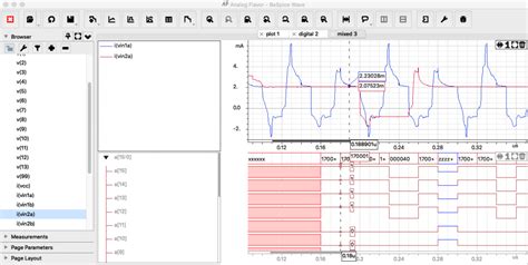 Mixed-Signal Waveform Viewer - Analog Flavor