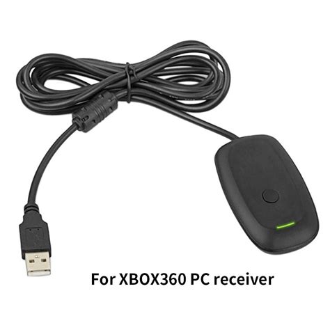 XBOX360 PC Adapter Receiver for Xbox 360 Controller Black USA - Walmart.com