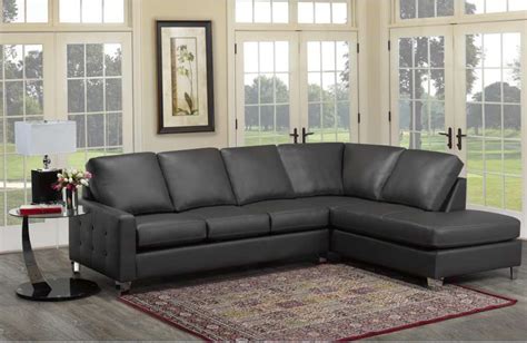 Black Leather Sectional Canada | Black Leather Sectional