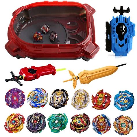 Hot set Beyblade Arena Spinning Top Metal Fight Bey blade Metal ...