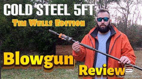 Cold Steel Blowgun Tim Wells Edition (Review & Test) - YouTube