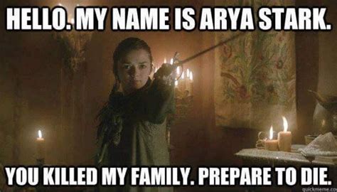 Game Of Thrones: 8 Memes That Prove How Awesome Arya Stark Is