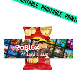 Printable - Chipswikkels Roblox | Chips wikkels | Babsoluut