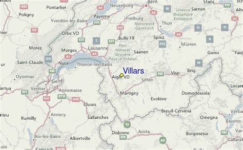 Villars Ski Resort Guide, Location Map & Villars ski holiday accommodation