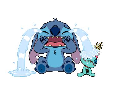 Stitch Chorando Sticker - Stitch chorando - Discover & Share GIFs