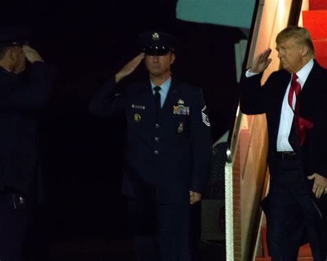 DVIDS - Images - President Donald J. Trump lands at FAA William J. Hughes Technical Center ...