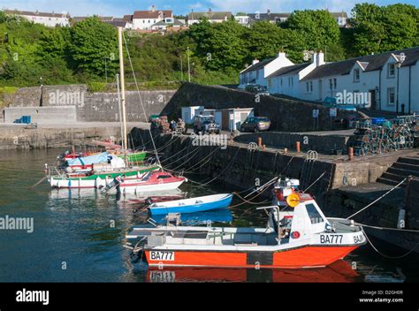 Scotland, South Ayrshire, Dunure, harbour Stock Photo - Alamy