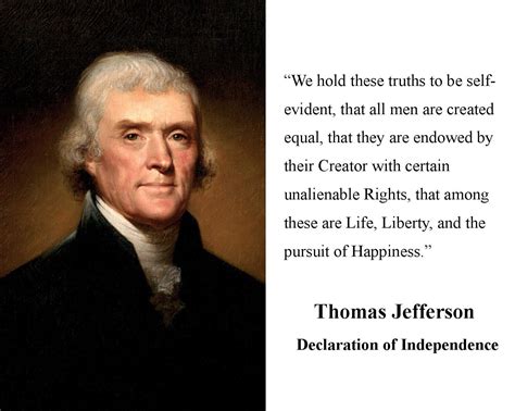 Thomas Jefferson Famous Quotes Declaration Of Independence