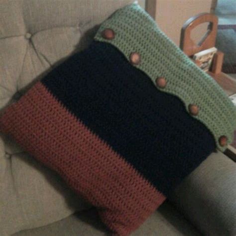 Crochet pillow sham | Crochet, Crochet pillows, Crochet pillow