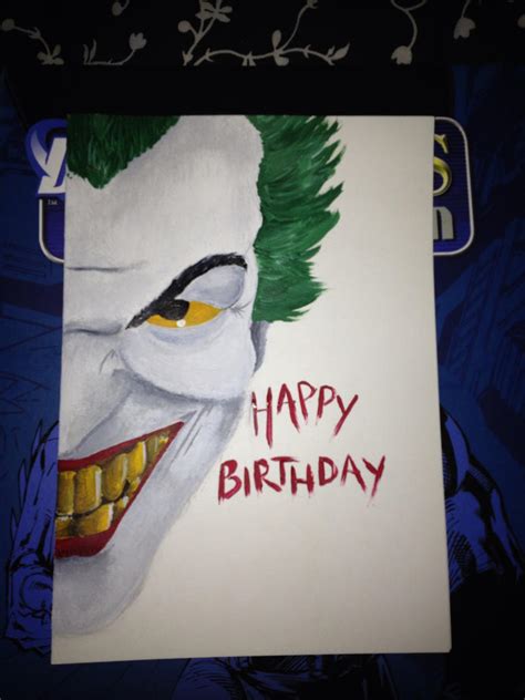 Joker birthday card by Sarsie09 on DeviantArt