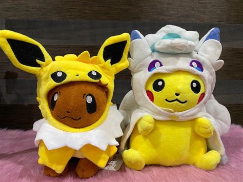 Pokemon Pikachu and Eevee plushies, Hobbies & Toys, Toys & Games on ...