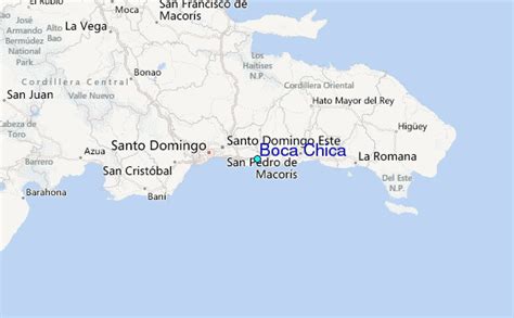 Boca Chica Dominican Republic Map