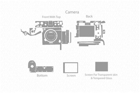 Sony FX3 Camera Skin Template Vector 2021 — VecRas