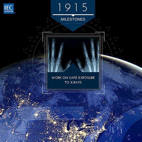 Introducing #IECstandards #milestones 1915 work on safe exposure to #xrays #electrotechnology # ...