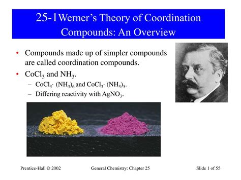 PPT - 25-1 Werner’s Theory of Coordination Compounds: An Overview PowerPoint Presentation - ID ...